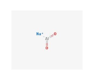 Sodium aluminate (CAS 11138-49-1) - chemical structure image