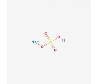 Sodium bisulfate (CAS 7681-38-1) - chemical structure image