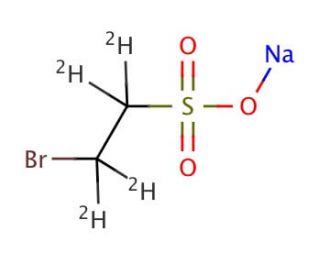 Sodium Bromoethanesulfonate-d4 - chemical structure image