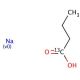 Sodium butyrate-1-13C (CAS 62601-04-1) - chemical structure image
