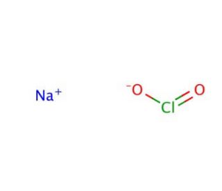 Sodium chlorite (CAS 7758-19-2) - chemical structure image