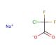 Sodium chlorodifluoroacetate (CAS 1895-39-2) - chemical structure image