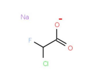 Sodium chlorofluoroacetate (CAS 70395-35-6) - chemical structure image