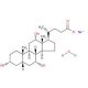 Sodium cholate (CAS 361-09-1) - chemical structure image
