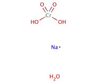 Sodium chromate tetrahydrate (CAS 10034-82-9) - chemical structure image