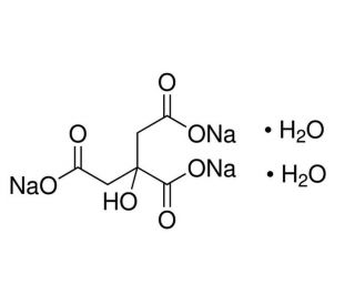Sodium Citrate Tribasic Dihydrate (Molecular Biology Grade) (CAS 6132-04-3) - chemical structure image