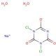 Sodium dichloroisocyanurate dihydrate (CAS 51580-86-0) - chemical structure image