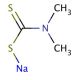 Sodium dimethyldithiocarbamate solution (CAS 128-04-1) - chemical structure image