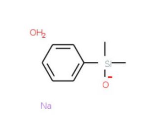 Sodium dimethylphenylsilanolate - chemical structure image