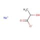 Sodium DL-lactate (CAS 72-17-3) - chemical structure image