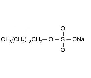 Sodium eicosyl sulfate (CAS 13177-49-6) - chemical structure image