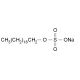 Sodium eicosyl sulfate (CAS 13177-49-6) - chemical structure image