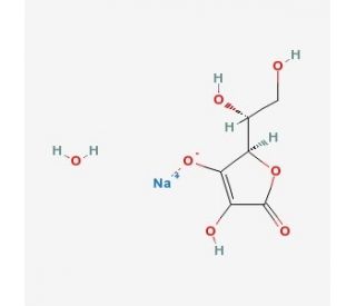Sodium Erythorbate Monohydrate (CAS 63524-04-9) - chemical structure image