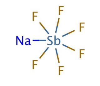 Sodium hexafluoroantimonate(V) (CAS 16925-25-0) - chemical structure image