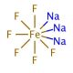 Sodium hexafluoroferrate(III) (CAS 20955-11-7) - chemical structure image