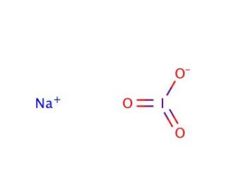 Sodium iodate (CAS 7681-55-2) - chemical structure image