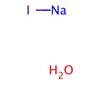 Sodium iodide dihydrate (CAS 13517-06-1) - chemical structure image