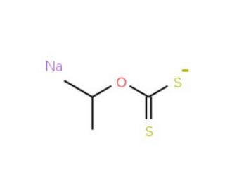 Sodium isopropoxy(thioxo)methanethiolate (CAS 140-93-2) - chemical structure image