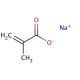 Sodium methacrylate (CAS 5536-61-8) - chemical structure image
