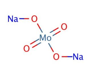 Sodium molybdate (CAS 7631-95-0) - chemical structure image