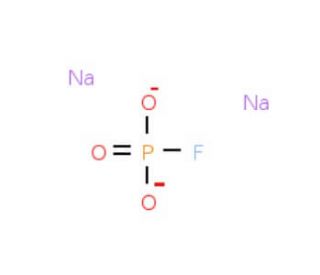Sodium monofluorophosphate (CAS 7631-97-2) - chemical structure image