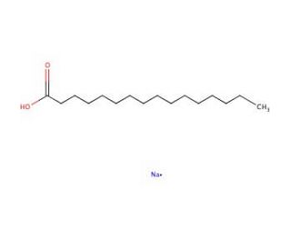 Sodium palmitate (CAS 408-35-5) - chemical structure image