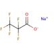 Sodium pentafluoropropionate (CAS 378-77-8) - chemical structure image