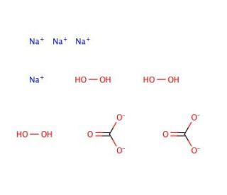 Sodium percarbonate (CAS 15630-89-4) - chemical structure image