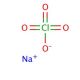 Sodium perchlorate, anhydrous (CAS 7601-89-0) - chemical structure image