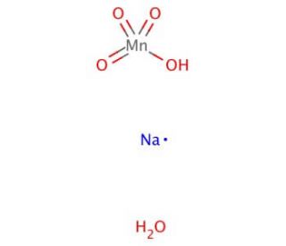 Sodium permanganate monohydrate (CAS 79048-36-5) - chemical structure image