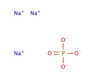 Sodium phosphate (CAS 7601-54-9) - chemical structure image