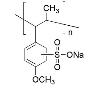 Sodium polyanethol sulfonate (CAS 52993-95-0) - chemical structure image