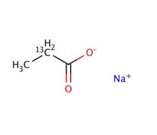 Sodium propionate-2-<sup>13</sup>C (CAS 83587-76-2) - chemical structure image