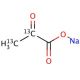 Sodium pyruvate-2,3-13C2 (CAS 89196-78-1) - chemical structure image