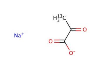 Sodium pyruvate-3-13C (CAS 124052-04-6) - chemical structure image