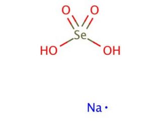 Sodium selenate (CAS 13410-01-0) - chemical structure image
