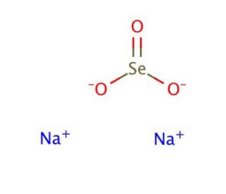 Sodium selenite (CAS 10102-18-8) - chemical structure image