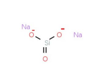 Sodium silicate solution (CAS 84992-49-4) - chemical structure image