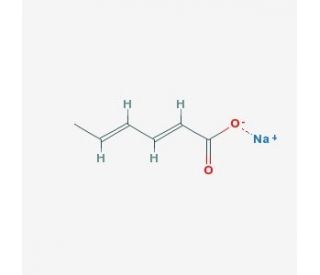 Sodium Sorbate (CAS 7757-81-5) - chemical structure image