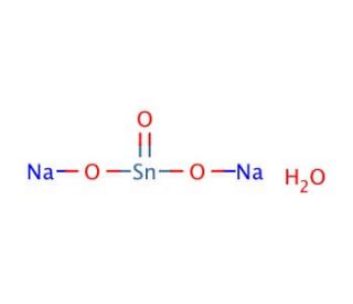 Sodium stannate trihydrate (CAS 12209-98-2) - chemical structure image