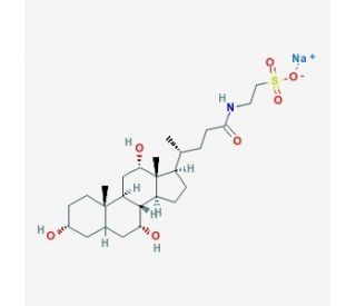 Sodium taurocholate (CAS 145-42-6) - chemical structure image