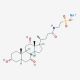 Sodium taurocholate (CAS 145-42-6) - chemical structure image