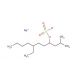 Sodium tetradecyl sulfate (CAS 139-88-8) - chemical structure image
