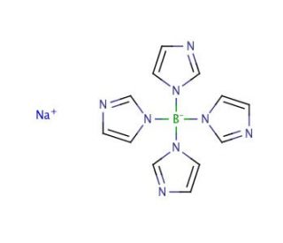 Sodium tetrakis(1-imidazolyl)borate (CAS 68146-65-6) - chemical structure image