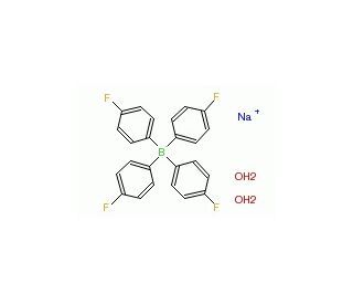 Sodium tetrakis(4-fluorophenyl)borate dihydrate (CAS 207683-22-5) - chemical structure image
