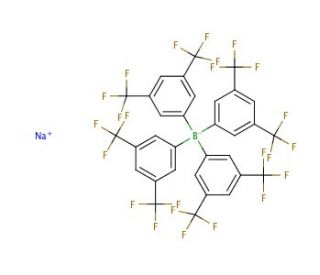 Sodium tetrakis[3,5-bis(trifluoromethyl)phenyl]borate (CAS 79060-88-1) - chemical structure image