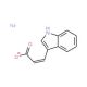 Sodium trans-indole-3-acrylate (CAS 13615-46-8) - chemical structure image