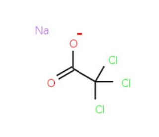 Sodium trichloroacetate (CAS 650-51-1) - chemical structure image