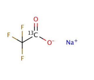 Sodium trifluoroacetate-1-13C (CAS 286425-32-9) - chemical structure image