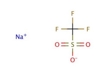 Sodium trifluoromethanesulfonate (CAS 2926-30-9) - chemical structure image